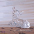 Animal Shaped Crystal Glass Deer For Home Decoration